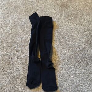 Black Knee-High Socks